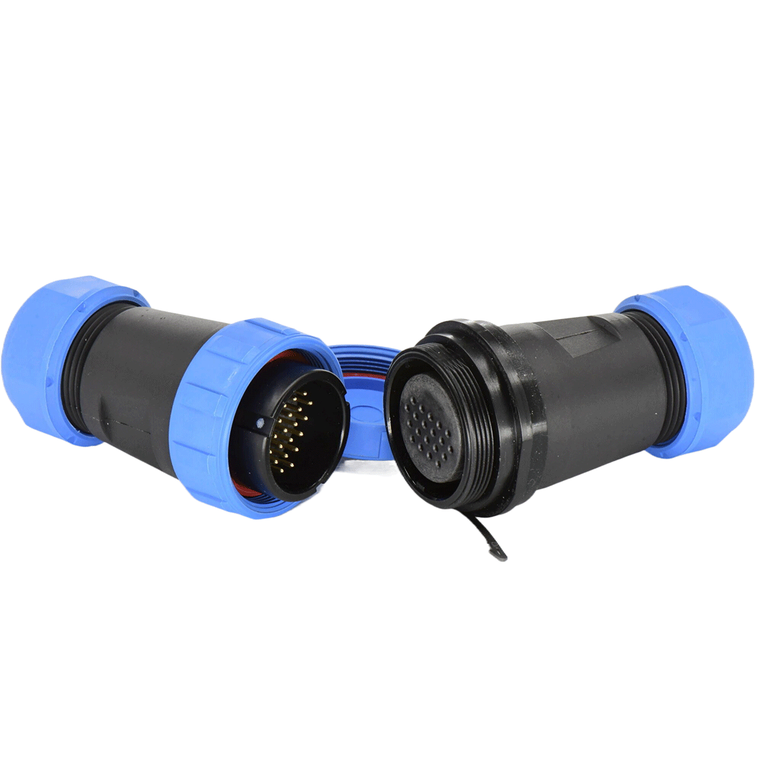 DP29系列 圆形航空插头 20芯电缆对接母插座 电缆直径13-16mm
