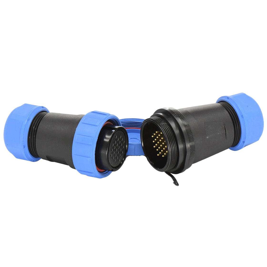 DP29系列 圆形航空插头 26芯电缆对接公插座 电缆直径13-16mm