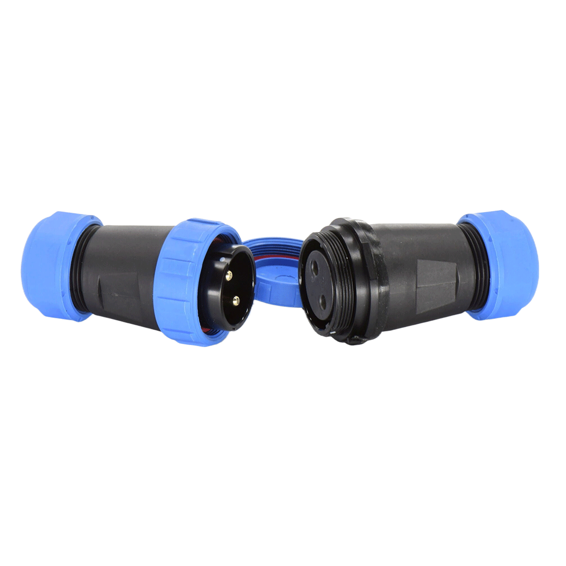 DP29系列 圆形航空插头 2芯电缆对接母插座 电缆直径13-16mm