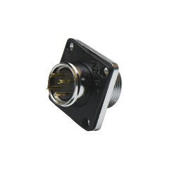 DS16系列 航空插头 公头 面板安装插座 带方形法兰