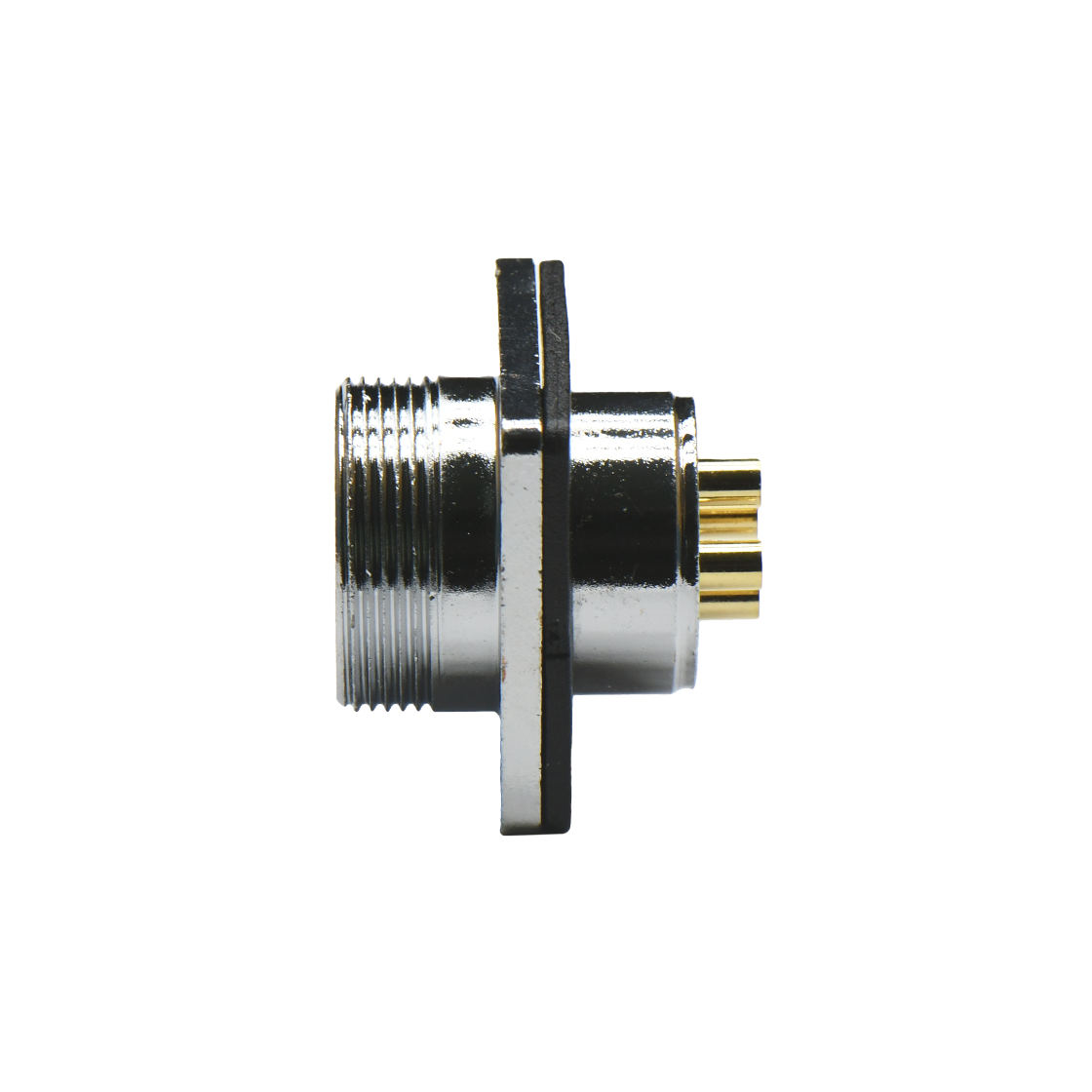 DS20系列 航空插头 4芯公头 面板安装插座 带方形法兰