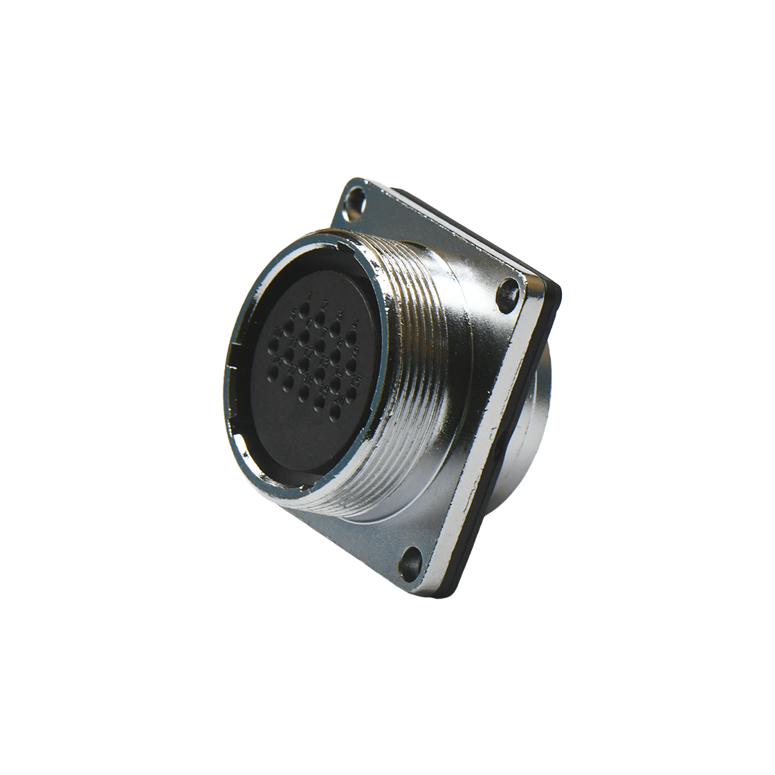 DS28系列 航空插头 母头 面板安装插座 带方形法兰