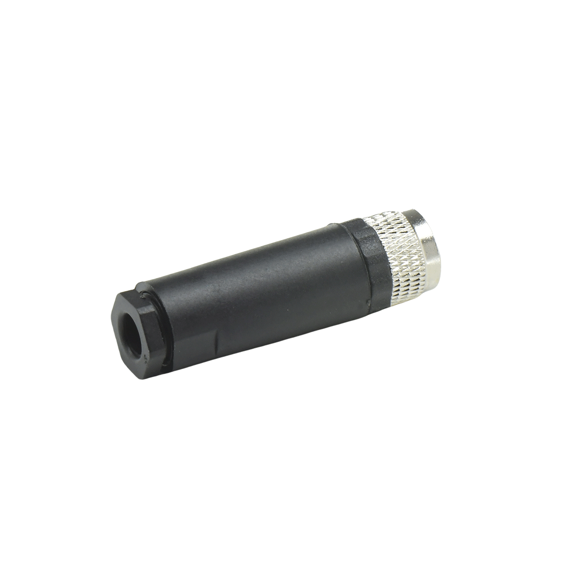 M8防水连接器 A编码 3芯 母头 组装式 直头螺钉压接