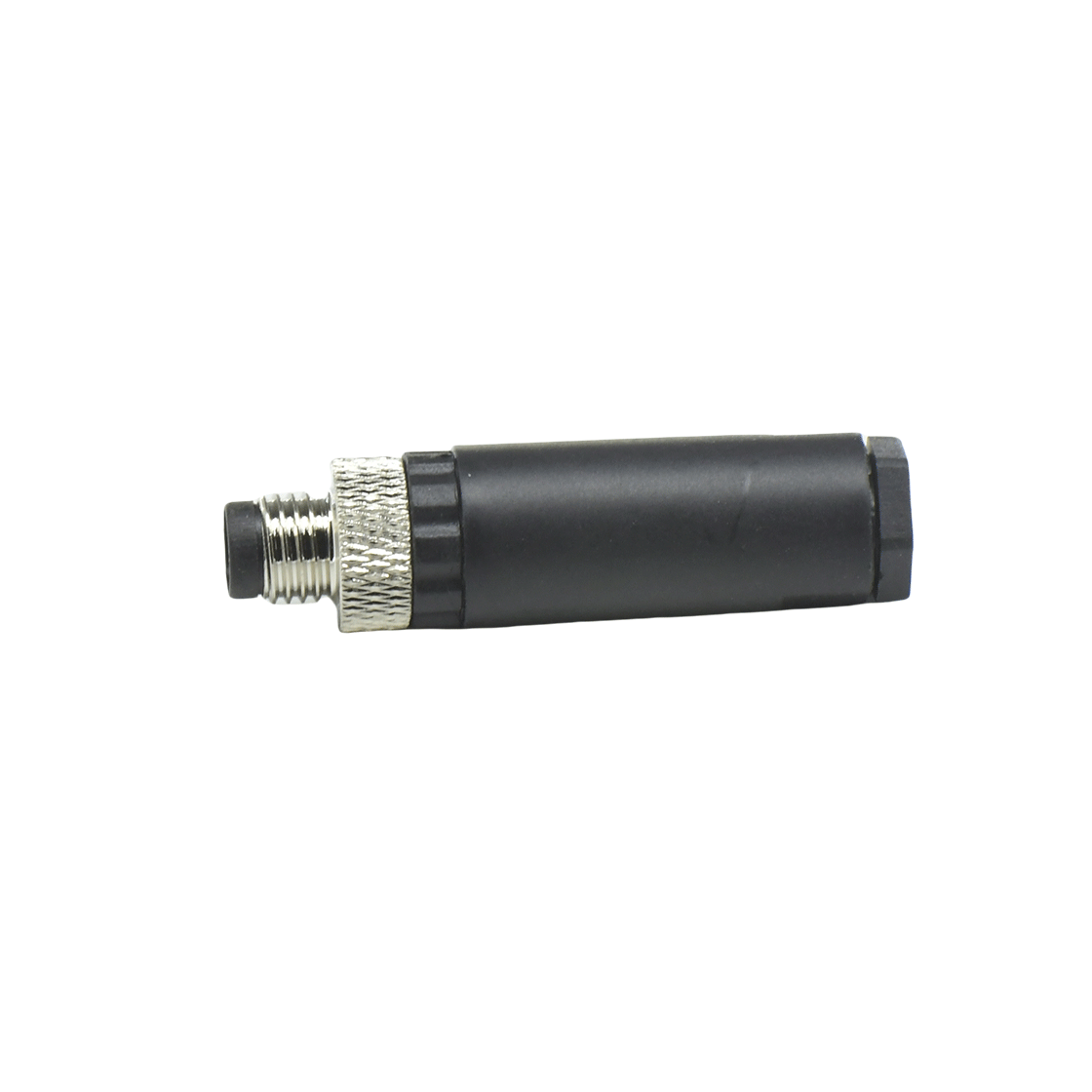 M8防水连接器 A编码 4芯 公头 组装式 直头螺钉压接