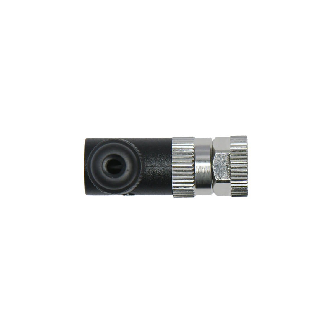 M8组装式防水连接器 A编码 4芯 母弯头 螺钉压接