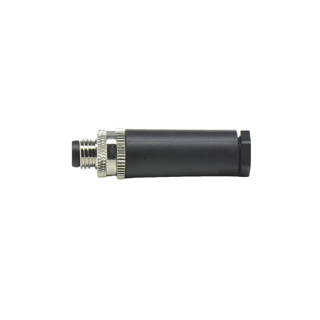M8防水连接器 A编码 6芯 公头 组装式 直头螺钉压接