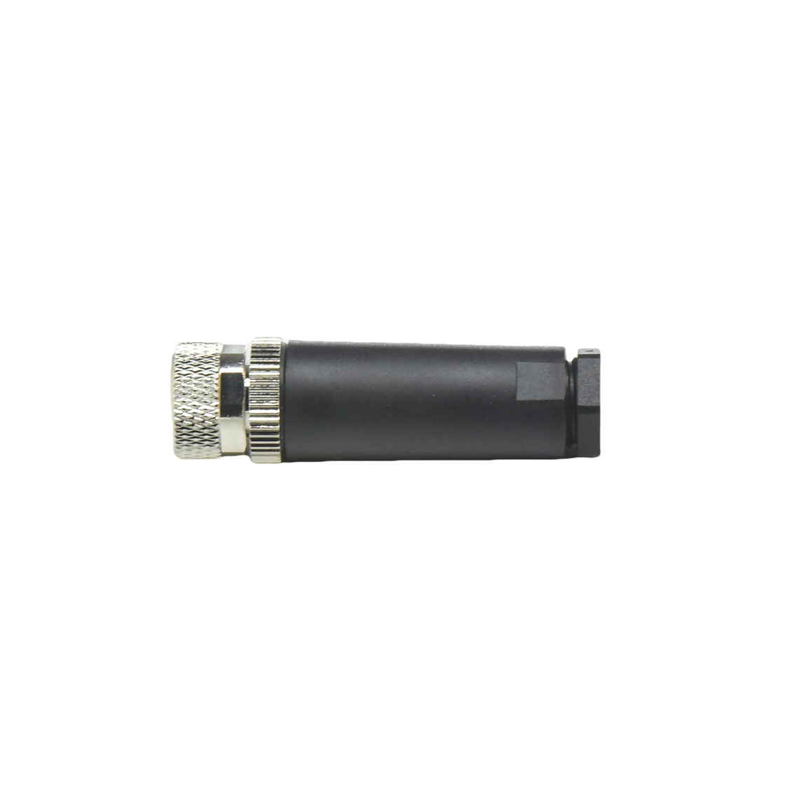 M8防水连接器 A编码 6芯 母头 组装式 直头螺钉压接