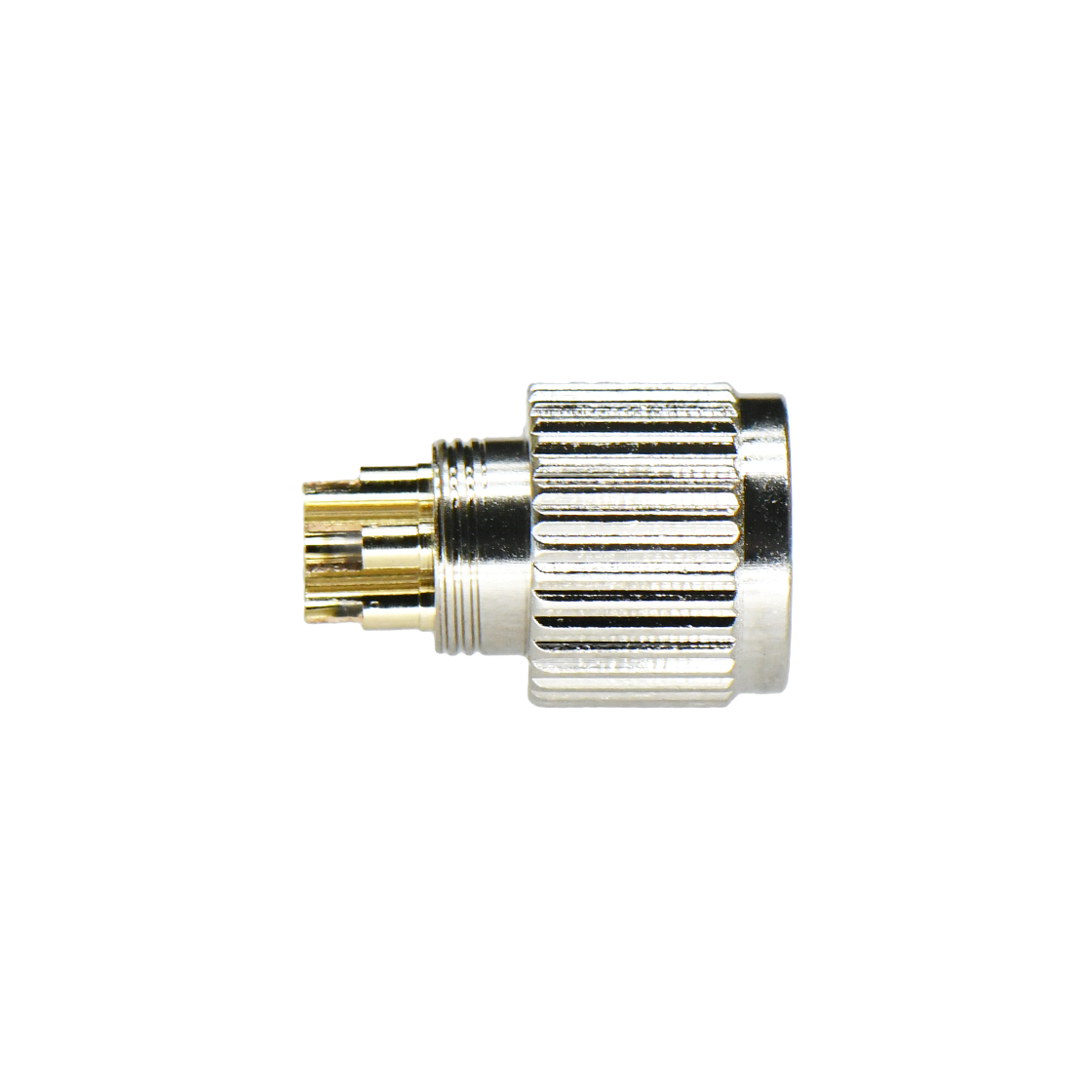 M8防水连接器 B编码 5芯 焊线式 防呆母头 屏蔽款+8L直纹螺母