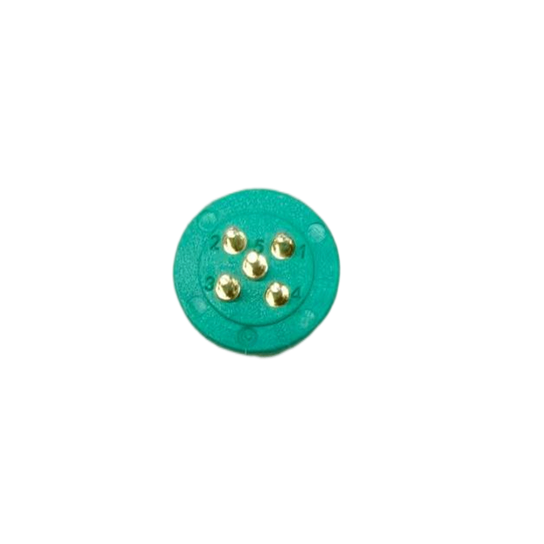 M12防水 5芯A编码 母头绿色主体 PCB式 F款16.3L(无外壳)+防水圈 定制款