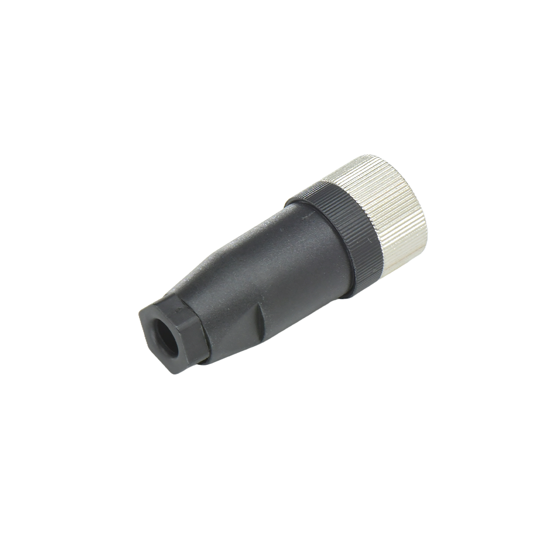 M12组装式半金属塑胶系列 母直头 8芯 A编码 焊线式 线径PG7