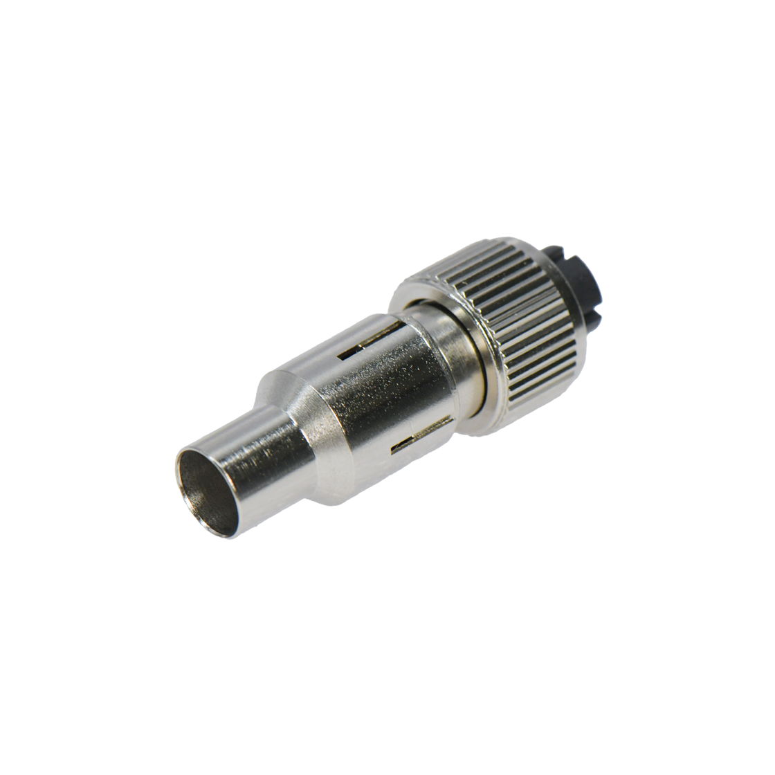 M12成型式 X编码 8芯母头 焊线式 屏蔽款+10L直纹螺母