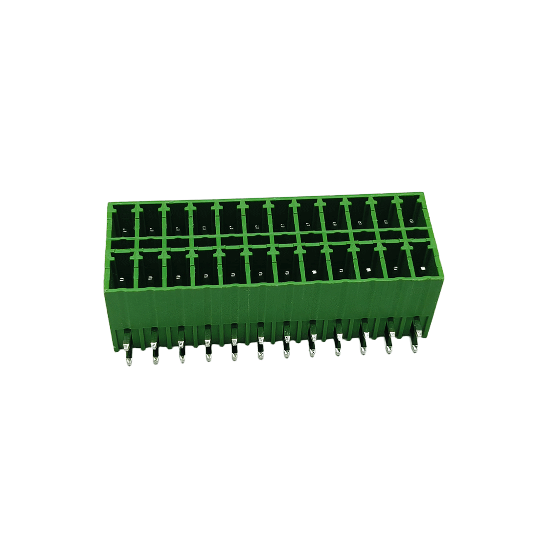 插拔式接线端子 间距3.50mm 双排弯针 插座