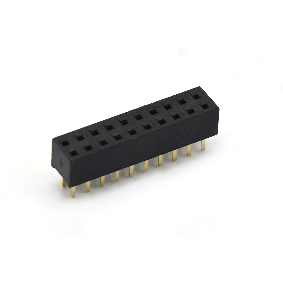 Pitch 2.00mm 180° 双排 DIP U型排母 H4.3 W4.5 PC2.8