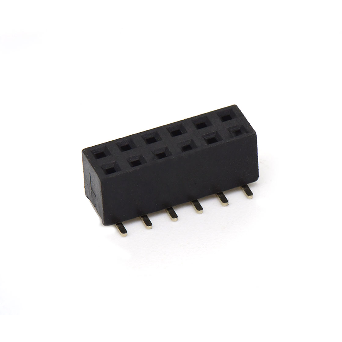 Pitch 2.54mm 180° 双排 SMT Y型排母 H5.7 W5.0 PC:8.0