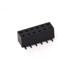 Pitch 2.54mm 180° 双排 SMT Y型排母 H5.7 W5.0 PC:8.0