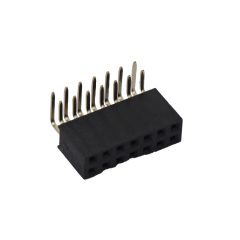 Pitch 2.54mm 90° 双排 DIP Y型排母 H8.5W5.0 PC:3.2
