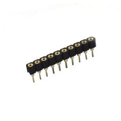 Pitch 2.54mm 180°单排 DIP型 圆孔排母
