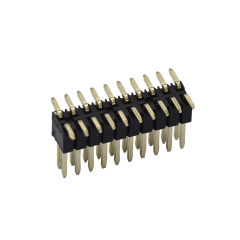 Pitch 1.27mm 180° 双排 SMT H2.5W3.0 排针 PC5.5 PA3.8
