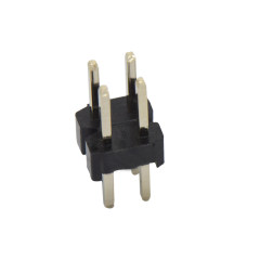 Pitch 2.00mm 180º°双排 DIP H2.0 W4.0 单塑排针 PA3.9 PC2.8 L=8.7