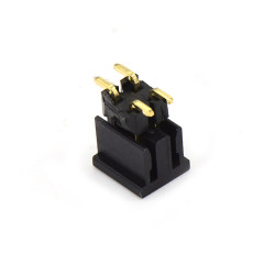 Pitch 2.00mm 180° 双排 SMT 单塑排针 SMT+CAP PC6.5