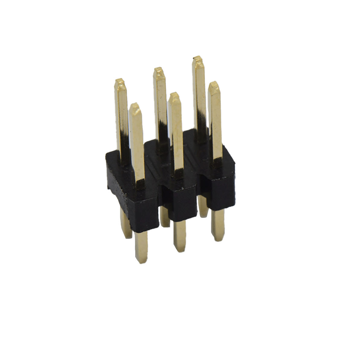 Pitch 2.00mm 180° 双排 DIP H2.0 W4.0 单塑排针 PA5.3
