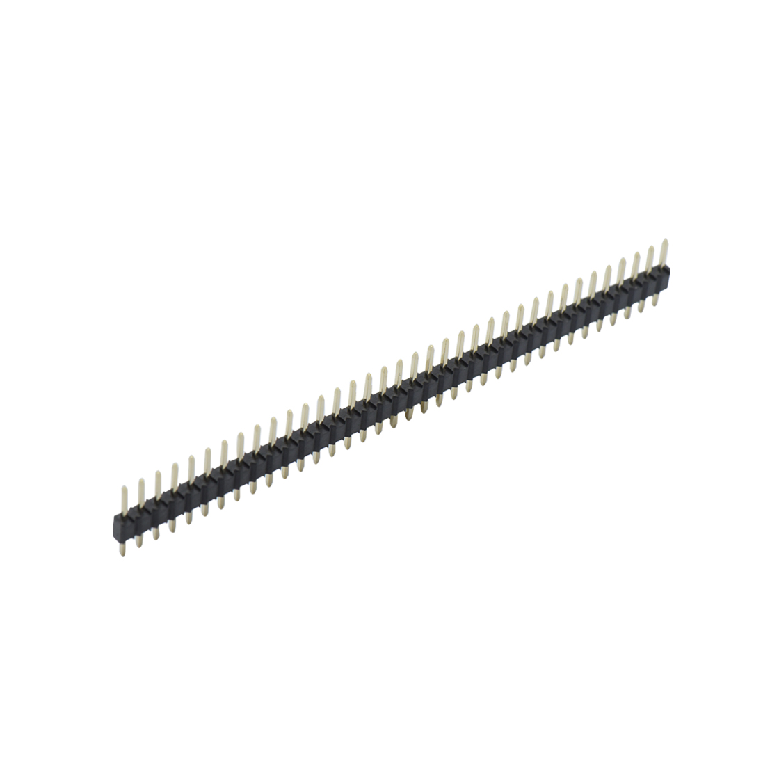 Pitch 2.50mm 180°SB 单排 DIP 排针 36Pin 黑色 PA9T G/F