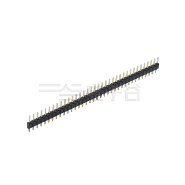 Pitch 2.50mm 180°SB 单排 DIP 排针 36Pin 黑色 PA9T G/F