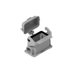 HB10-SM-PC-SL-M20 单锁扣 表面安装底座 低结构 塑料盖