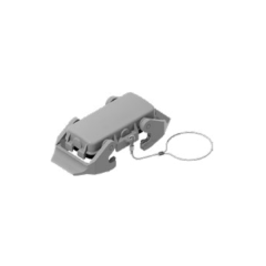 HB16-MC/C-DL-O 双锁扣 保护盖 金属 用于上壳 带固定绳