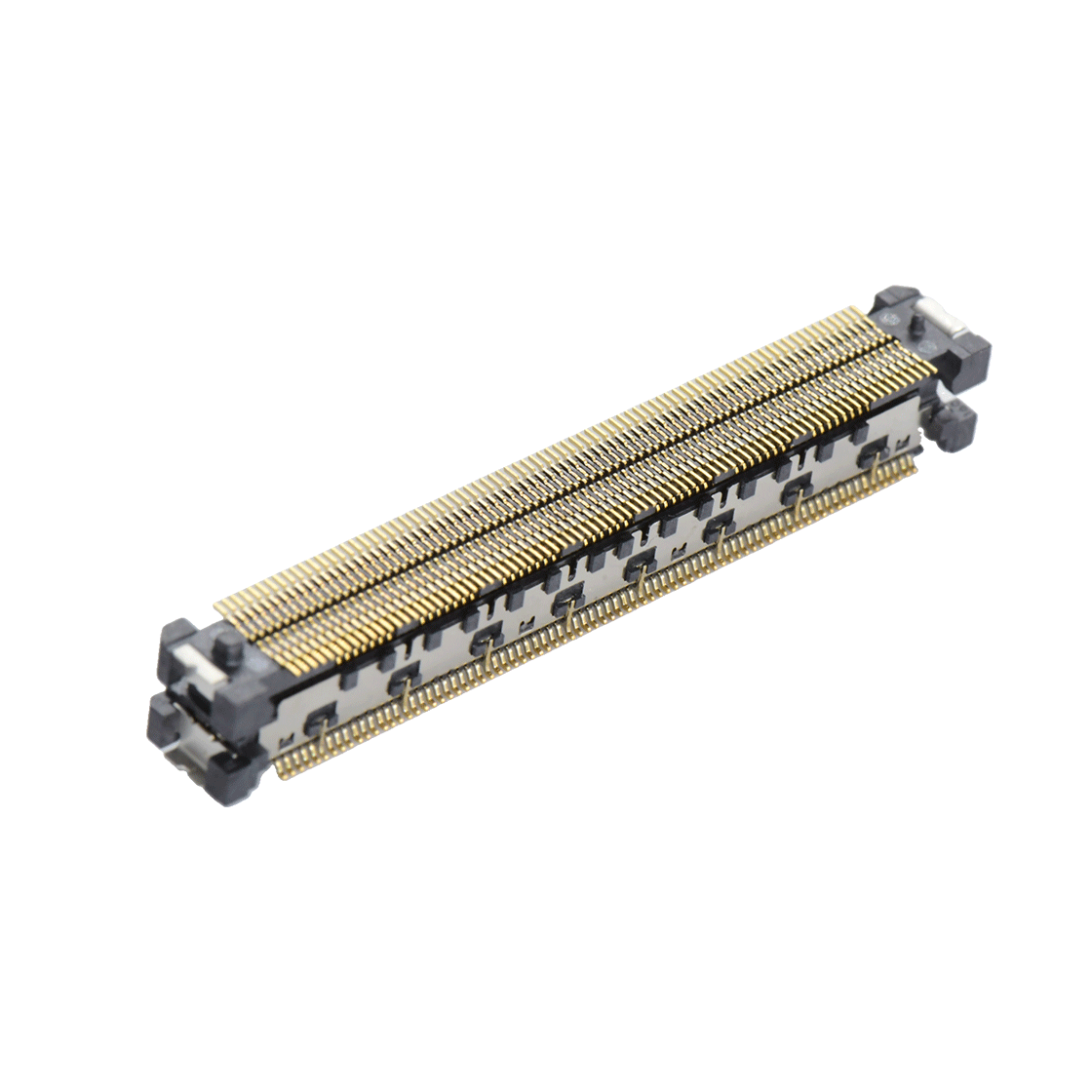 COMe连接器公座H4.45系列(8G) 0.5mm 160Pin BTB屏蔽式双排SMT连接器 黑色 镀金8u"