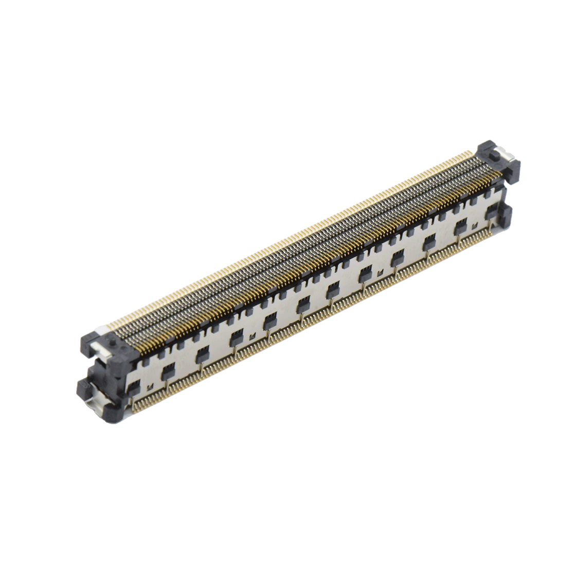 COMe连接器母座H3.25系列(16G) 0.5mm 220Pin BTB屏蔽式双排SMT连接器 黑色 镀金8u"
