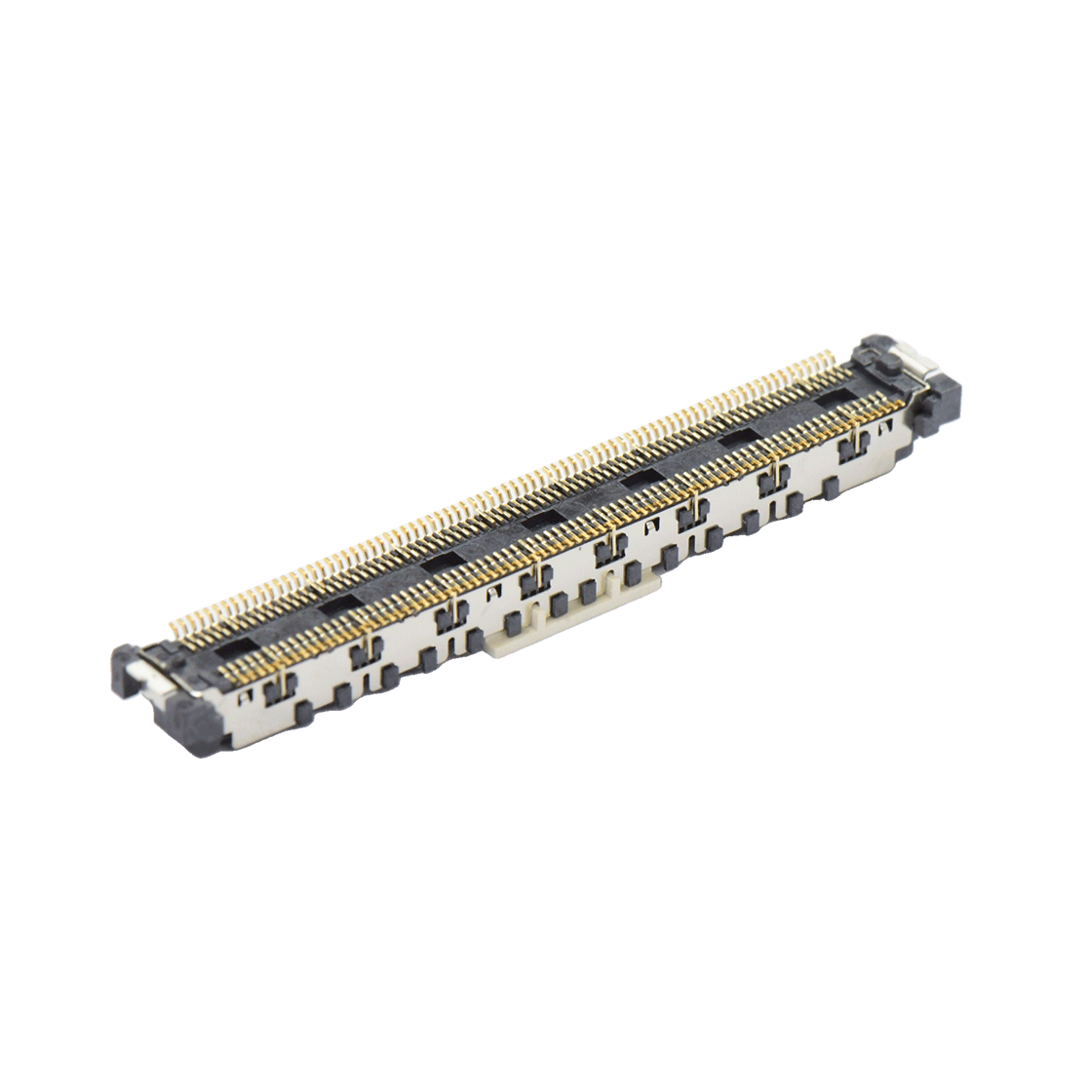 COMe连接器公座H4.45系列(8G) 0.5mm 160Pin BTB屏蔽式双排SMT连接器 黑色 镀金8u"