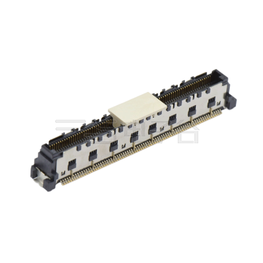 COMe连接器公座H7.45系列(8G) 0.5mm 160Pin BTB屏蔽式双排SMT连接器 黑色 镀金8u"
