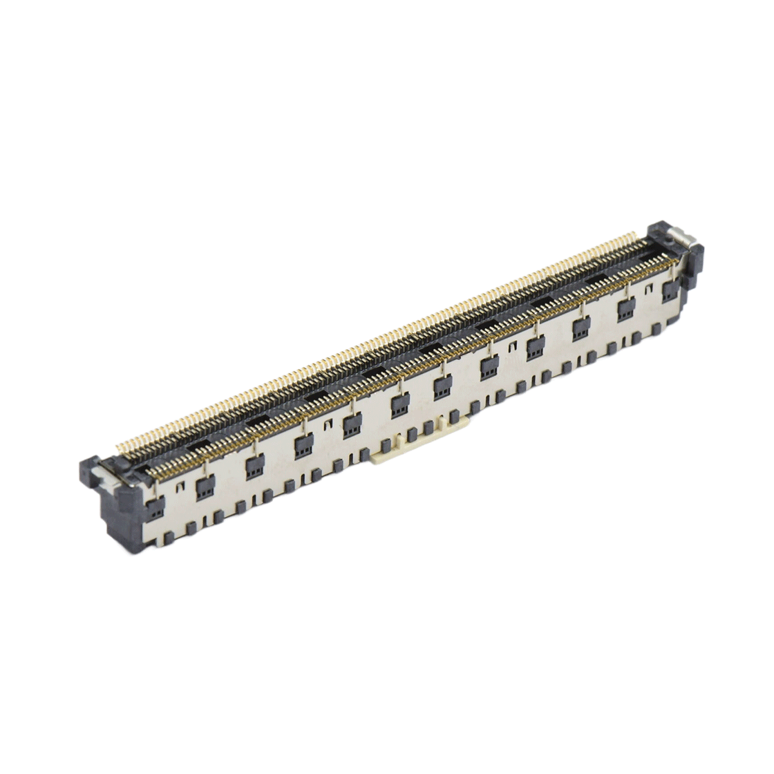 COMe连接器公座H7.45系列(16G) 0.5mm 220Pin BTB屏蔽式双排SMT连接器 黑色 镀金8u"
