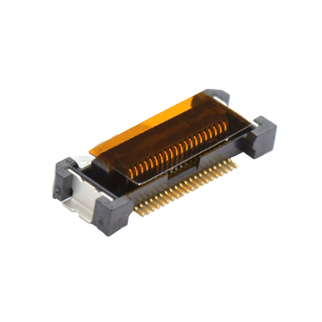 COMe连接器母座H3.25系列(8G) 0.5mm 40Pin BTB屏蔽式双排SMT连接器 黑色 镀金8u"