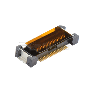 COMe连接器母座H3.25系列(8G) 0.5mm 40Pin BTB屏蔽式双排SMT连接器 黑色 镀金8u"