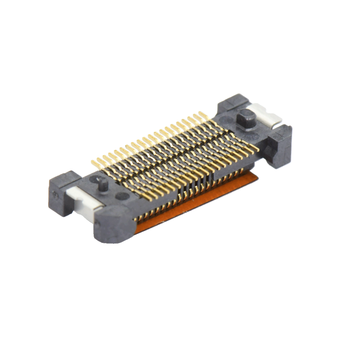 COMe连接器母座H3.25系列(8G) 0.5mm 40Pin BTB屏蔽式双排SMT连接器 黑色 镀金8u"