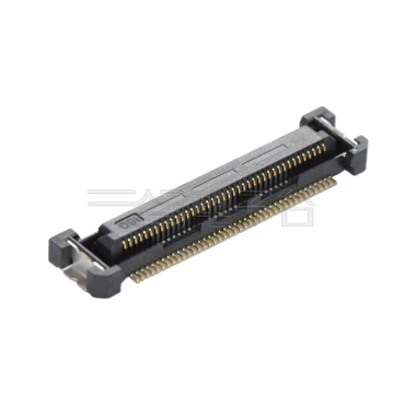 COMe连接器母座H3.25系列(16G) 0.5mm 80Pin BTB屏蔽式双排SMT连接器 黑色 镀金8u"