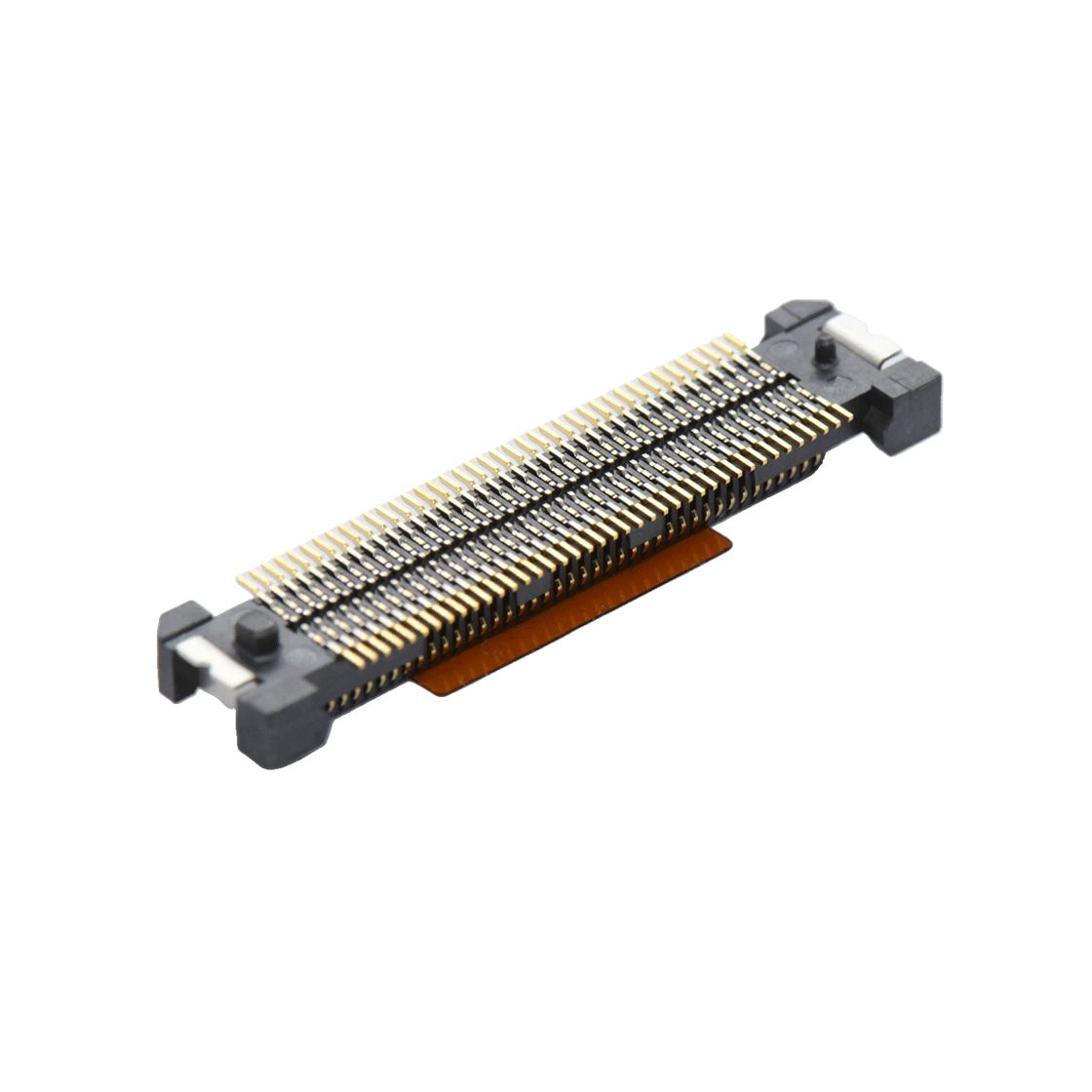 COMe连接器母座H3.25系列(16G) 0.5mm 80Pin BTB屏蔽式双排SMT连接器 黑色 镀金8u"