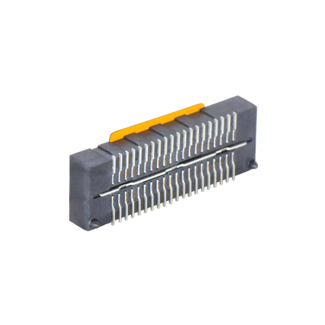 Board to Board Pitch0.8 H3.2mm单槽双排 SMT型母座（高速传输15G) 2x20pin 黑色 镀半金10u"雾锡
