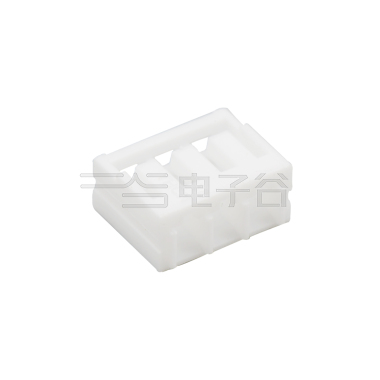 Pitch 2.00mm 180°基板 立插式Housing 3Pin 白色