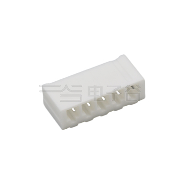 Pitch 2.50mm 180°HOUSING 05P 白色 PA66, UL94V-0