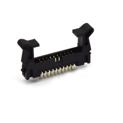 Pitch 2.0mm 180° 双排 DIP 牛角 高耳 PC:3.0MM