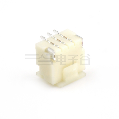 Pitch 1.0mm 180º直立式单排SMT型 Wafer 3Pin 本色
