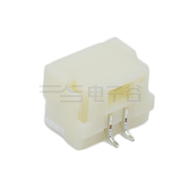 Pitch 1.25mm 单排卧式SMT型 带锁扣无卤Wafer 2Pin 本色 HF