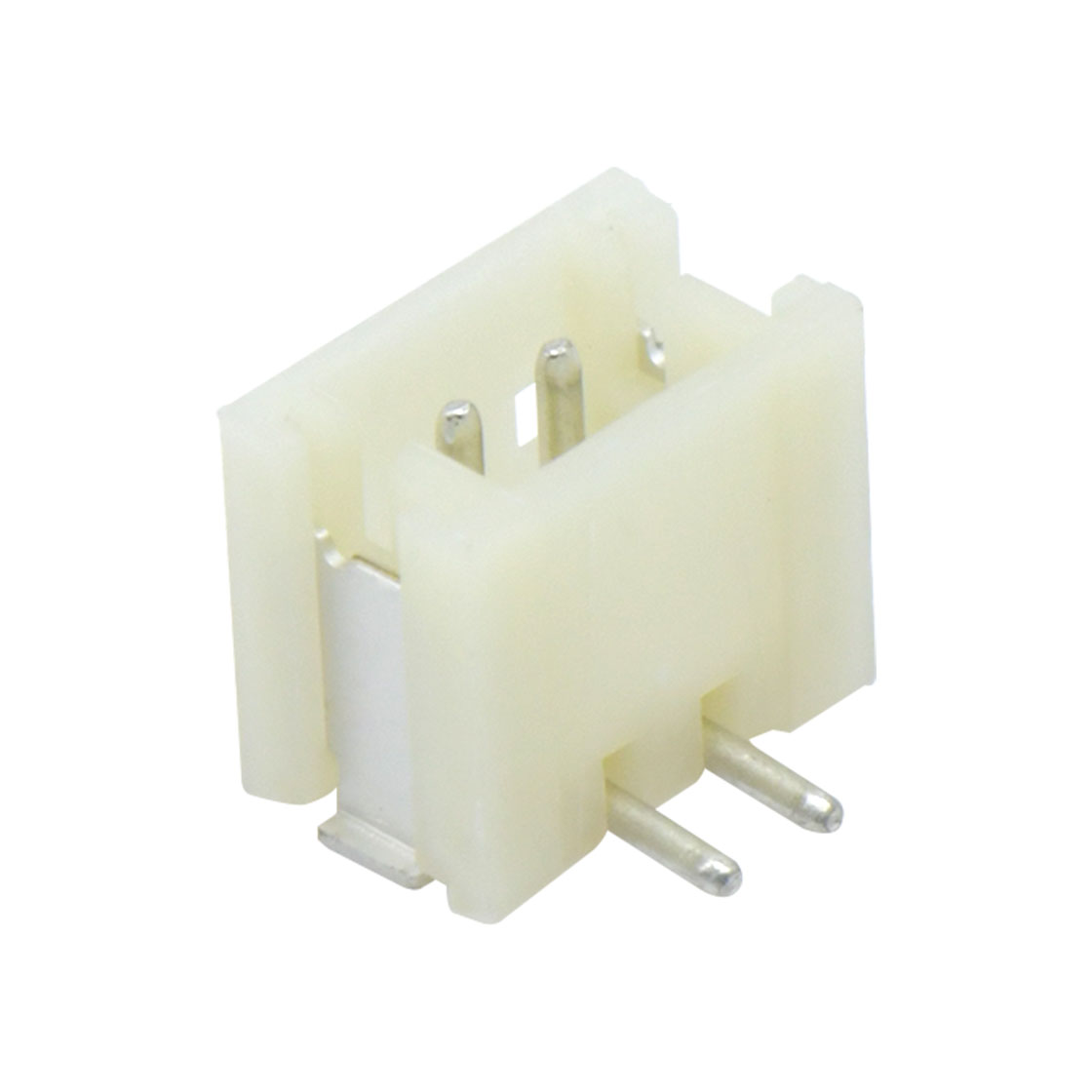 Pitch 1.5mm 直立式180°单排SMT型 Wafer 2Pin 本色