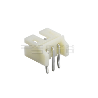 Pitch 2.00mm 90°卧式单排DIP型打外K Wafer 3pin 本色 高温料