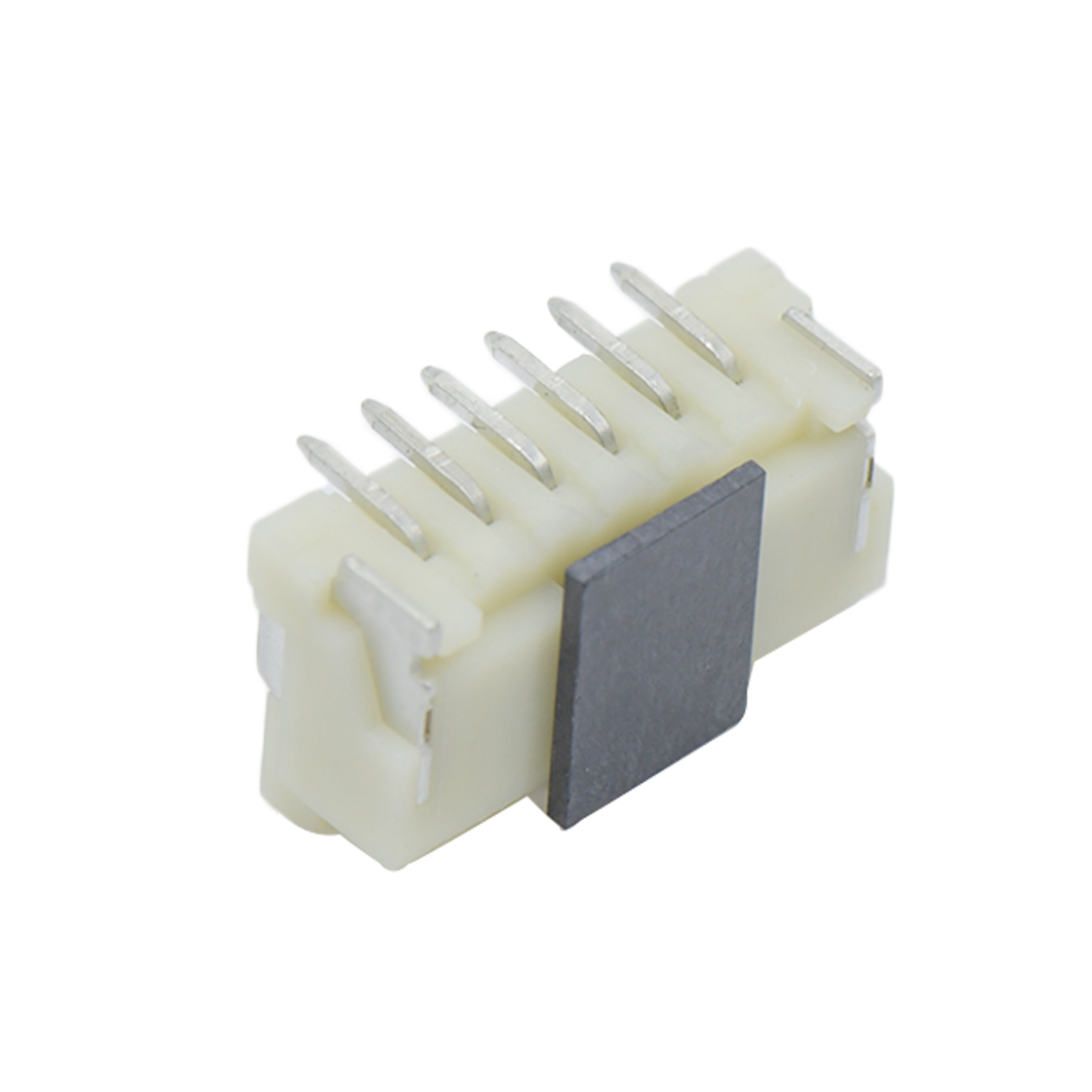 Pitch 2.00mm 180°SMT Wafer,缺2.3PIN 本色,贴麦拉