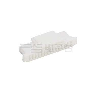 Pitch 1.00mm 单排带扣胶壳 15Pin 白色