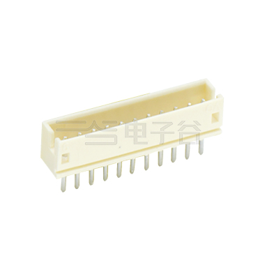 Pitch 1.50mm 180°单排立插 Wafer 11Pin 白色 镀亮锡